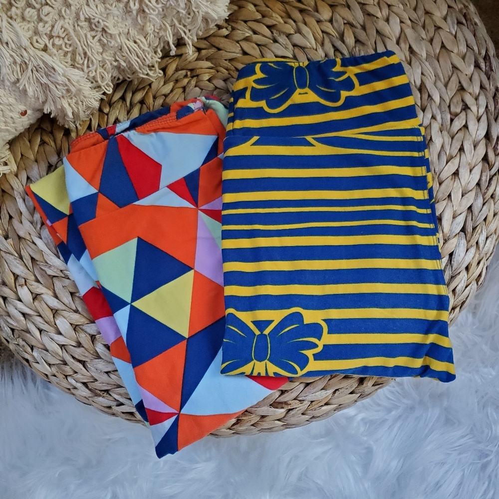 Colorful LuLaRoe leggings bundle